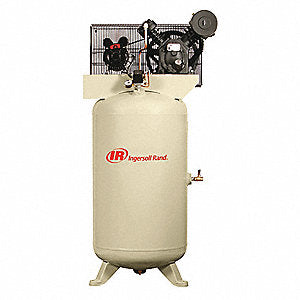 Ingersoll Rand 5 HP 18 CFM 230 V 1 PH 60 Hz 135 PSI Stationary Single-Stage Reciprocating Air Compressor With 60 Gallon Vertical Tank And 1/2" NPT Outlet Connection