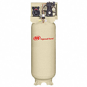 Ingersoll Rand 3 HP 10.3 CFM 230 V 1 PH 60 Hz 135 PSI Single-Stage Reciprocating Air Compressor With 60 Gallon Vertical Tank And 3/8" Outlet Connection