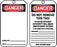Accuform Signs¬Æ 5 3/4" X 3 1/4" 10 mils PF-Cardstock Accident Prevention Safety Tag DANGER (BLANK) With Disciplinary Action Warning On Back (25 Per Pack)