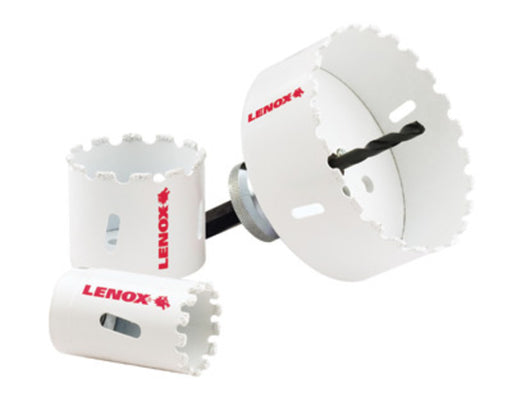 3/4" Lenox® Master-Grit® Hole Saw With 3 Trun Variable Pitch Teeth Per Inch For Use With 1L, 4L Standard Arbor, Package Size: 80 Each