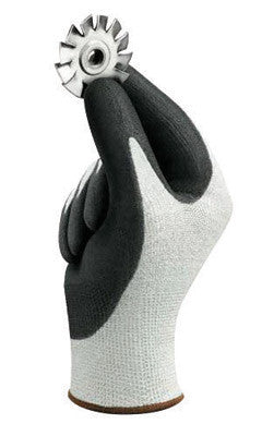 Ansell Size 11 HyFlex¨ Light Duty Cut Resistant Black Polyurethane Palm Coated Work Gloves With White Lycra¨ And DSM Dyneema¨ Liner And Knit Wrist