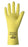 Ansell Size 9 Lemon Yellow FL100 12" Cotton Flock Lined 17 mil Unsupported Natural Rubber Latex Chemical Resistant Gloves With Fishscale Grip Finish And Pinked Cuff