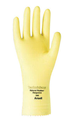Ansell Size 11 Natural Technicians‚Ñ¢ 12" 13 mil Unsupported Natural Rubber Latex And Neoprene Light Duty Chemical Resistant Gloves With Pebble Embossed Grip Finish And Pinked Cuff