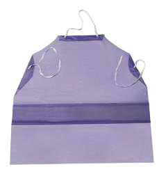 Ansell 33" X 54" Blue CPP‚Ñ¢ CB Series 6 mil Vinyl Chemical Protection Apron With Raw Edge