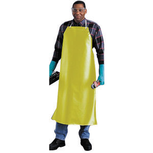 Ansell 35" X 45" Yellow CPP‚Ñ¢ 18 oz Hycar Heavy Weight Chemical Protection Apron