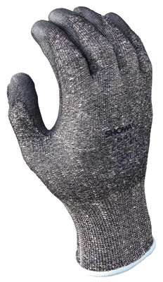 SHOWA‚Ñ¢ Size 8 SHOWA¬Æ 541 13 Gauge Cut Resistant Gray Polyurethane Dipped Palm Coated Work Gloves With Light Gray Seamless Dyneema¬Æ And High Performance Polyethylene Knit Liner And Elastic Wrist