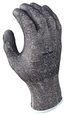 SHOWA‚Ñ¢ Size 6 SHOWA¬Æ 541 13 Gauge Cut Resistant Gray Polyurethane Dipped Palm Coated Work Gloves With Light Gray Seamless Dyneema¬Æ And High Performance Polyethylene Knit Liner And Elastic Wrist