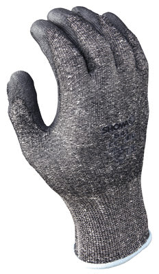 SHOWA‚Ñ¢ Size 9 SHOWA¬Æ 541 13 Gauge Cut Resistant Gray Polyurethane Dipped Palm Coated Work Gloves With Light Gray Seamless Dyneema¬Æ And High Performance Polyethylene Knit Liner And Elastic Wrist