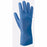 SHOWA‚Ñ¢ Size 7 Blue Nitri-Dex¬Æ 12" 9 mil Unsupported Nitrile Fully Coated Chemical Resistant Gloves With Textured And Tractor-Tread Finish And Gauntlet Rolled Cuff