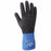 SHOWA‚Ñ¢ Size 8 Medium Black Chem Master‚Ñ¢ 13" Flock Lined 26 mil Unsupported Neoprene Rubber Latex Chemical Resistant Gloves With Tractor Tread Finish And Straight Cuff