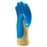 SHOWA‚Ñ¢ Size 8 Atlas¬Æ Grip Cut Resistant Blue Natural Rubber Palm Coated Work Gloves With Yellow Seamless Kevlar¬Æ Knit Liner And Knit Wrist