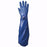 SHOWA‚Ñ¢ Size 9 Royal Blue NSK-26‚Ñ¢ 26" Cotton Interlock Knit Lined 2 mil Supported Nitrile Fully Coated Chemical Resistant Gloves With Rough Finish And Gauntlet Cuff