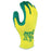 SHOWA‚Ñ¢ Size 10 S-TEX¬Æ 350 10 Gauge Cut Resistant Green Nitrile Palm Coated Work Gloves With Hi-Viz Yellow Seamless Hagane Coil¬Æ Liner And Knit Wrist