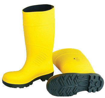 Onguard Industries Size 15 Yellow 15" Polyurethane Boots With Abrasion Resistant Outsole And Steel Toe