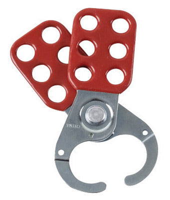 Brady¬Æ Red Vinyl Coated High Tensile Steel Lockout Hasp With 1" Jaw