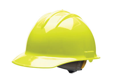 Bullard¬Æ Yellow HDPE Cap Style Hard Hat With 6 Point Rachet Suspension