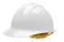 Bullard¬Æ White HDPE Cap Style Hard Hat With 6 Point Pinlock Suspension