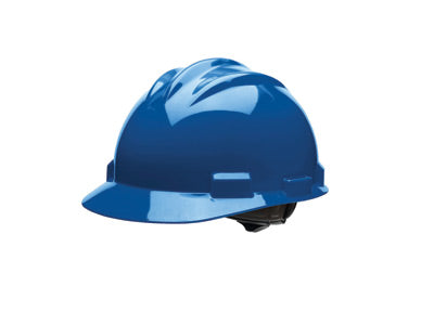 Bullard¬Æ Blue HDPE Cap Style Hard Hat With 4 Point Rachet Suspension