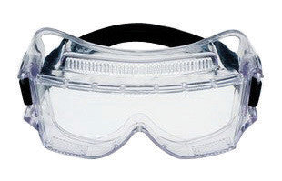 3M 452AF Centurion Impact Goggles With Clear Wrap-Around Frame And Clear Anti-Fog Lens