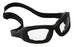 3M 2X2 Maxim Impact Goggles With Black Full Frame, Clear Anti-Fog Lens, Elastic Strap And Air Bladder Cushion