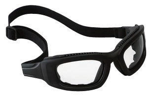 3M 2X2 Maxim Impact Air Flow Goggles With Black Full Frame, Clear Anti-Fog Lens, Elastic Strap And Air Bladder Cushion