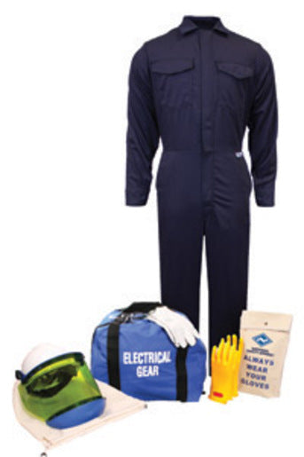 National Safety Apparel¬Æ Large Blue UltraSoft¬Æ Flame Resistant Arc Flash Kit With Gloves