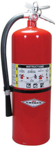 Amerex¬Æ 20 Pound Stored Pressure ABC Dry Chemical 10A:120B:C Multi-Purpose Fire Extinguisher For Class A, B And C Fires With Anodized Aluminum Valve, Wall Bracket, Hose And Nozzle