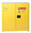 Eagle 30 Gallon Yellow 18 Gauge Steel Safety Storage Cabinet With (2) Sliding Self-Closing Doors, (1) Shelf, (2) Vents, Warning Labels And 3-Point Latch System (For Flammable Liquids)