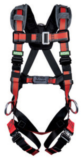 MSA X-Large EVOTECH¬Æ Lite Full-Body Harness With Back And Hip D-Rings And Qwik-Connect Leg Straps