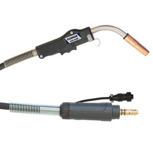 Radnor¬Æ 400 A .035" - .045" Air Cooled MIG Gun With 15' Cable And Tweco¬Æ 4 Pin Style Connector