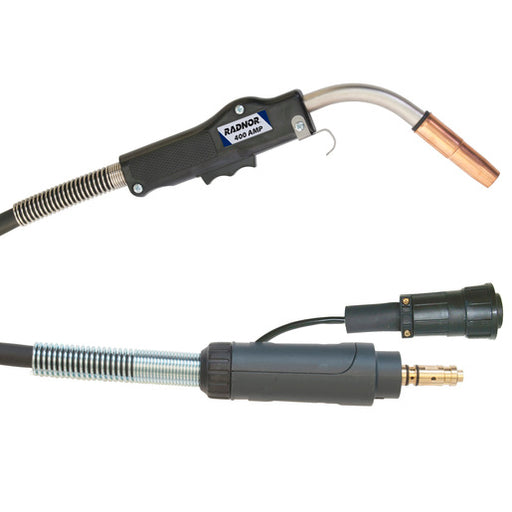 Radnor¬Æ 400 A .035" - .045" Air Cooled MIG Gun With 15' Cable And Tweco¬Æ 5 Pin Style Connector