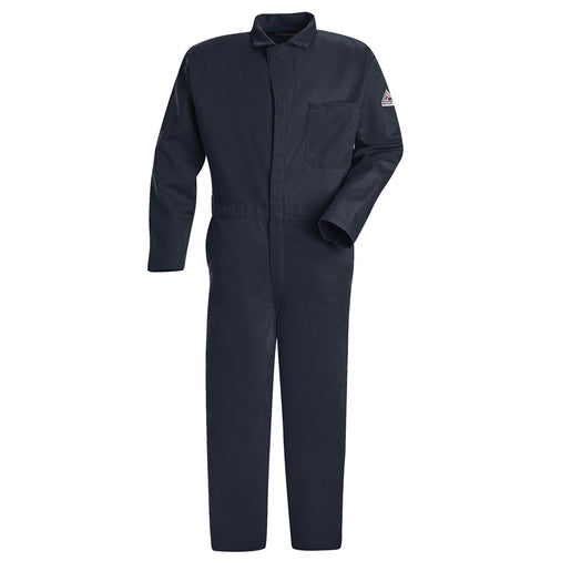 Bulwark¬Æ 58" Navy Cotton Flame Resistant Coverall With Zipper Closure