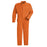 Bulwark¬Æ 64" Orange Cotton Flame Resistant Coverall With Zipper Closure