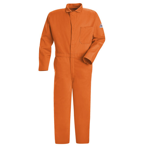 Bulwark¬Æ 42" Orange Cotton Flame Resistant Coverall With Zipper Closure