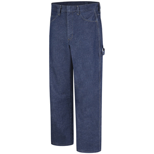 Bulwark¬Æ 30" X 34" Blue Denim Cotton Denim Excel FR¬Æ Flame Resistant Pants With Button Closure