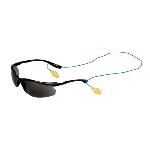 3Mª Virtuaª Black Frame Safety Glasses With Gray Anti-Scratch Hard Coat Lens