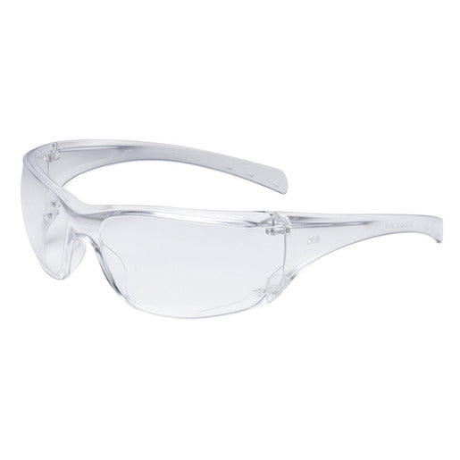 3Mª Virtuaª Clear Frame Safety Glasses With Clear Anti-Scratch Hard Coat Lens