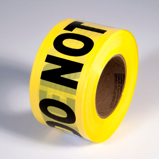 Radnor¬Æ 3" X 1000' Yellow 2 mil Barricade Tape "Caution Do Not Enter"