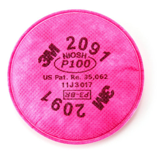 3M™ 2091 P100 Filter For 5000, 6000, 6500, 7000 And FF-400 Series Respirators