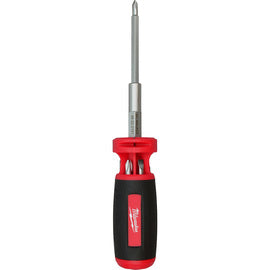 Milwaukee® 6" Red/Black Metal, Plastic And Rubber Multi-Bit Driver