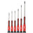 Milwaukee® 6 Red/Black Metal, Plastic And Rubber Precision Screwdriver Set