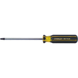 Stanley® 1/8" X 2 3/4" X 5 1/8" Black Oxide 100 Plus® Phillips® Screwdriver With 100% Acetate Handle