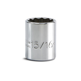 Stanley® 1/2" X 25/32" Forged Alloy Steel Proto® Torqueplus™ 12 Point Fully Polished Socket