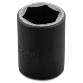 Stanley® 1/2" X 29mm Black Oxide Forged Alloy Steel Proto® Torqueplus™ 6 Point Metric Impact Socket