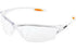 Crews¬Æ Law¬Æ 2 Safety Glasses With Clear Nylon Frame, Clear Polycarbonate Duramass¬Æ Anti-Scratch Lens And TPR Nose Pad And Orange Temple Sleeve