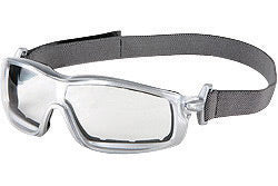 Crews¬Æ Rattler‚Ñ¢ Safety Glasses With Silver Nylon Frame, Clear Polycarbonate Duramass¬Æ Anti-Fog Anti-Scratch Lens And Adjustable Head Band
