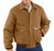Carhartt Size 3X/Regular Carhartt Brown Cotton/Duck Flame-Resistant Jacket With Insulated Lining And Zipper Closure And Nomex Fr Rib-Knit Cuffs And Waistband