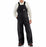 Carhartt Size 52" X 30" Black Cotton/Duck Flame-Resistant Bib Overalls With Insulated Lining And Zipper Closure And Ankle-To-Thigh Brass Leg Zippers With Nomex Fr Zipper Tape And Protective Flaps With Arc-Resistant Snap Closures