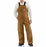 Carhartt Size 46" X 34" Carhartt Brown Cotton/Duck Flame-Resistant Bib Overalls With Insulated Lining And Zipper Closure And Ankle-To-Thigh Brass Leg Zippers With Nomex Fr Zipper Tape And Protective Flaps With Arc-Resistant Snap Closures