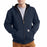 Carhartt¬Æ 2X Regular Navy Rutland Thermal Lined 12 Ounce Cotton And Polyester Water Repellent Sweatshirt With Front Zipper Closure